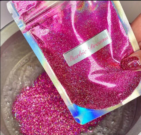 domæne kokain Erasure Barbie Dreams Wax Glitter | Glamorous Rainbow Sparkle | Black Coral Wax